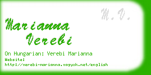 marianna verebi business card